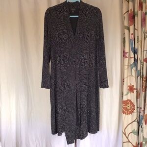 J. Jil Wearever Black and White Polkadot Dress